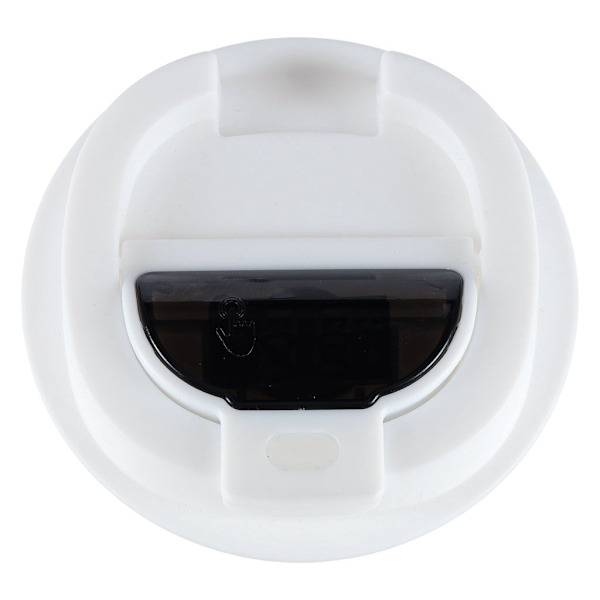 Termokrus 500 ml med LED-temperaturdisplay, rustfrit stål hvid