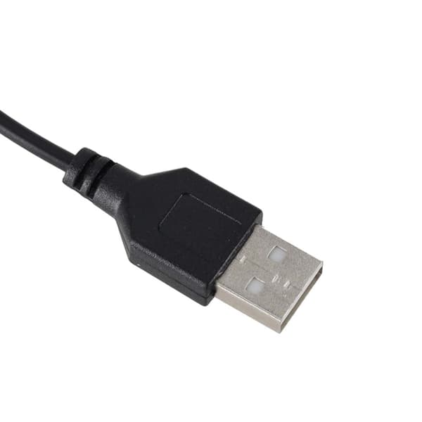 LED-skrivebordslampe med klemme USB 10 niveauer 3500–6000K sort