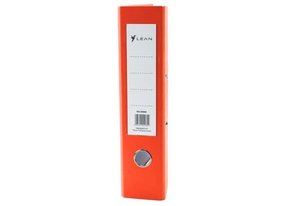 A4-ringbind 75 mm ryg til 500 ark, orange