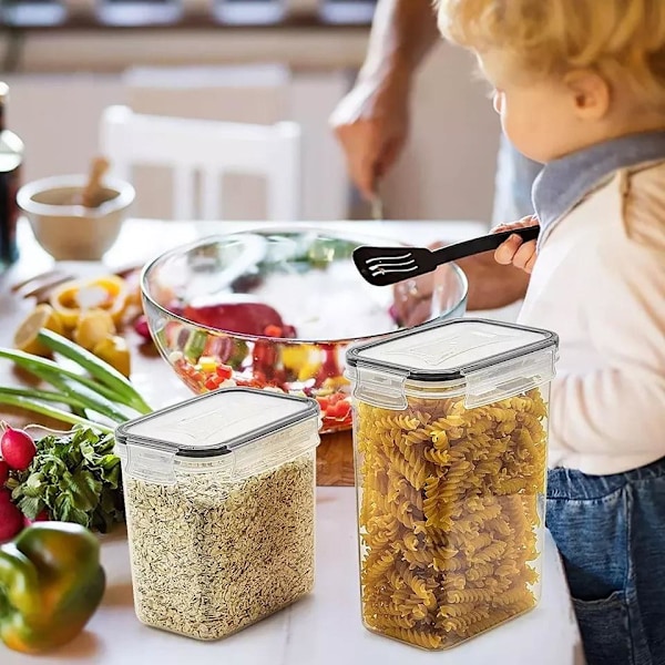 Optimize the kitchen with 24-pack storage jars for dry goods