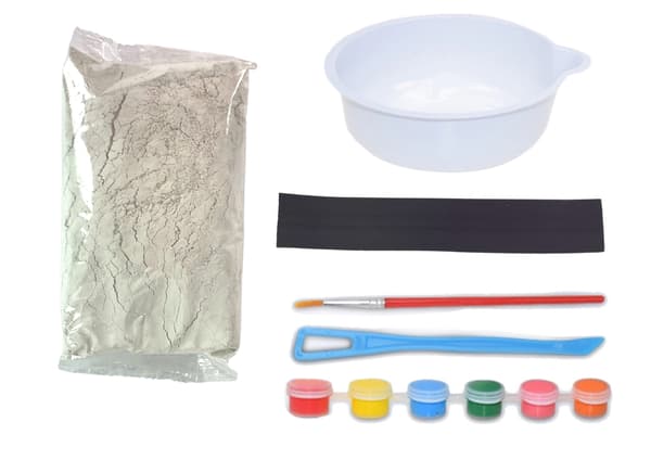 DIY-hobbykit Halloween-magneter i gips med 6 farver og forme
