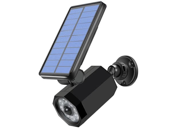 Solcellelampe LED med bevægelses- og skumringssensor 66 cm