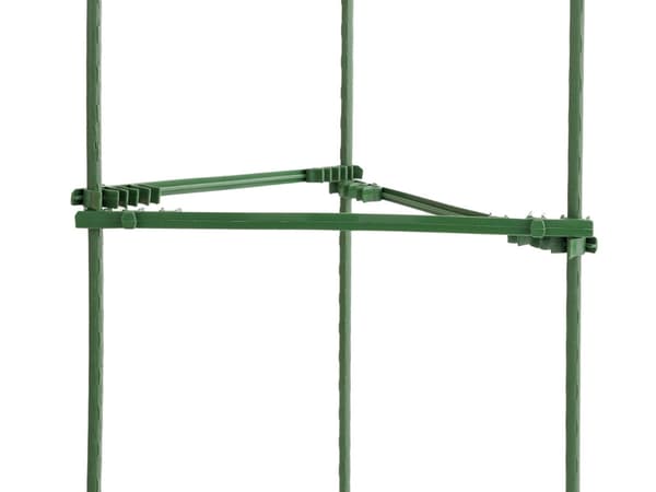 Triangulärt växtstöd i plast 90 cm, grön 1-pack