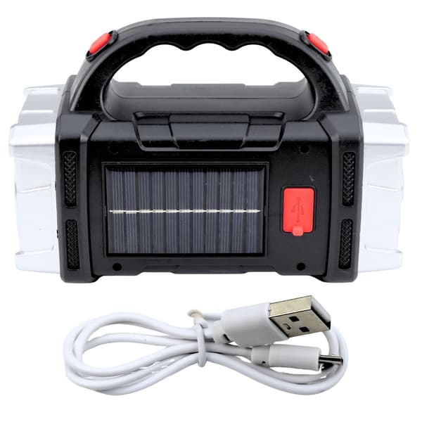 LED-aurinkolamppu ladattava 2400 mAh Micro USB HB 1678 6