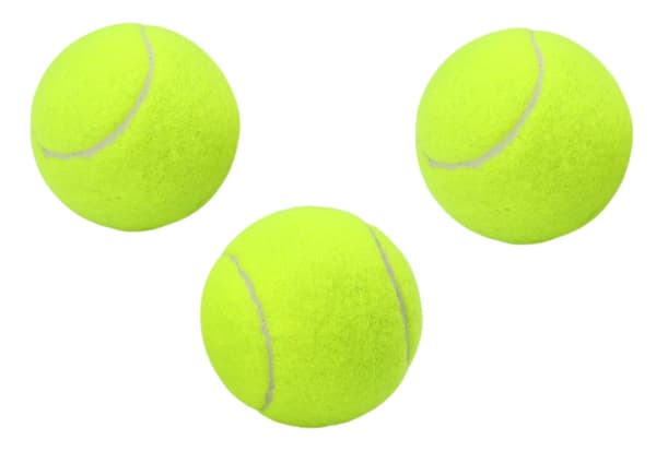 Tennispallot 3-pack putkessa neonkeltaiset Ø6,5 cm 50 g CE EN71