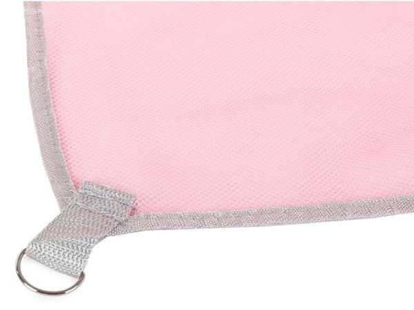 Picnic-tæppe sandafvisende mesh 200x150 cm rosa