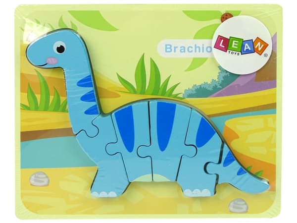 Puupalapeli dinosaurus Brachiosaurus 5 mm, alkaen 3 vuotta, EN71