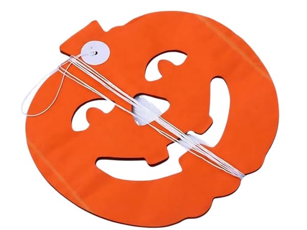 Halloween guirlande papir græskar/edderkop orange/sort 3 m