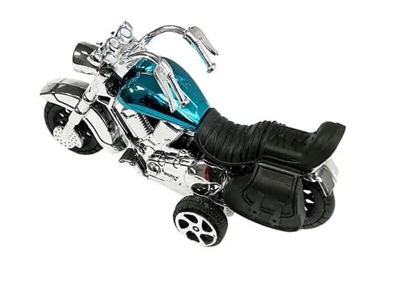 Legetøjsmotorcykler pull-back 3-pack 9 cm, fra 3 år