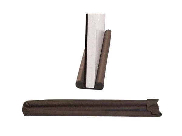 Dörrlist dragstopp med skumrullar 85 cm brun, kan kortas