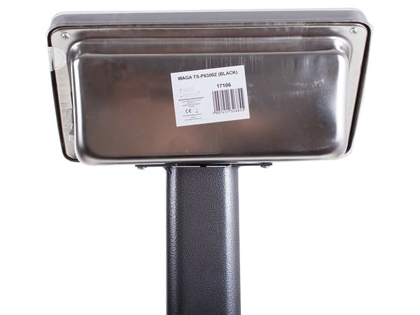 Platformvægt 300 kg rustfri vægtplade 40x50 cm LCD-display