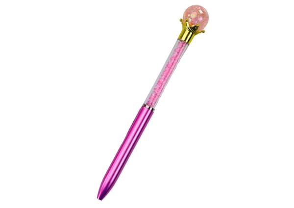 Kuglepen med diamanttop blåt blæk 48-pack 16 cm, farvevalg