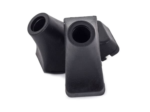 Gummispids til gåstave/vandrestave 11 mm sort 1 stk