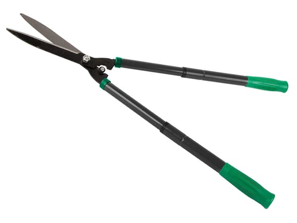Teleskopisk häcksax i stål 58-73 cm blad 18 cm