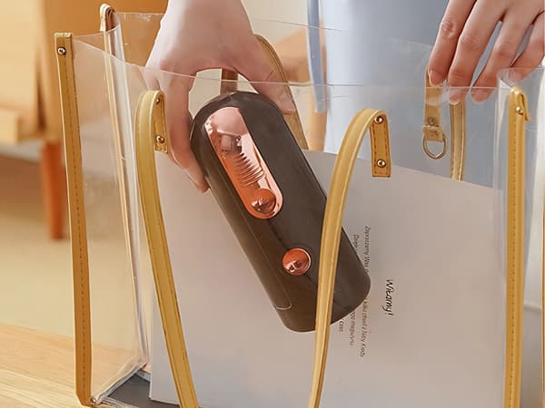 Elektrisk vandpumpe til vandflaske USB-C 5–18,9 L sort