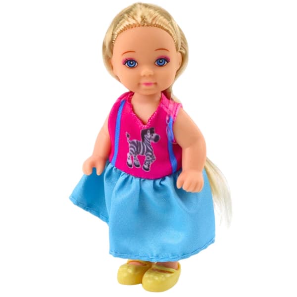 Docka med långt hår 12 cm, Kaibibi Girl