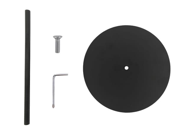 Pappershållare för hushållspapper svart metall 32 cm
