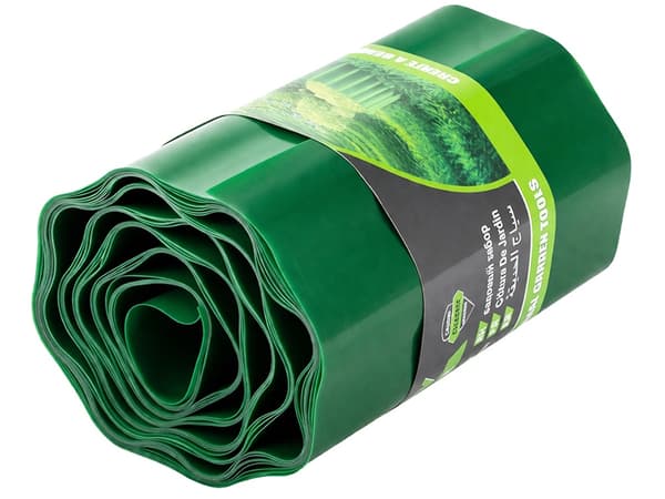 Haveafgrænsning plast 9 m x 20 cm grøn