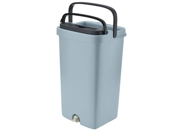 Moppe med udvredningsspand tokammer inkl. 3 mikrofiberklude