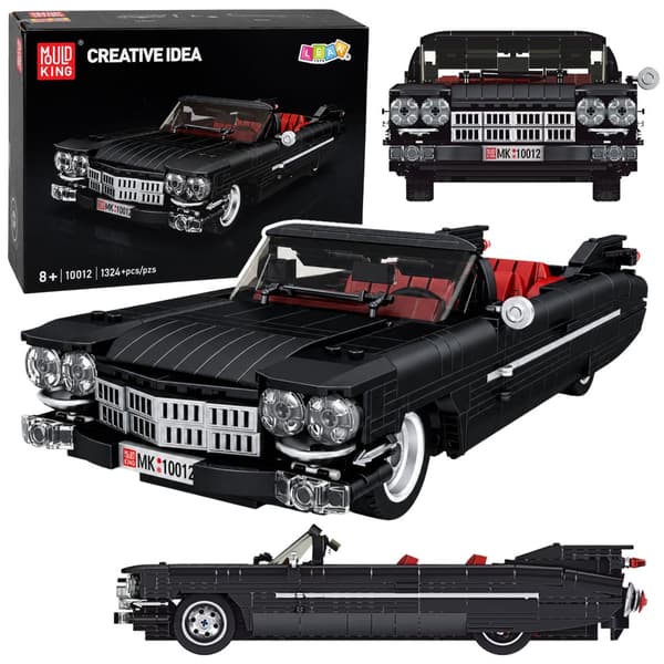 Klassinen avoauto rakennussarja 1324 osaa ABS 35 cm Cadi-Elrado