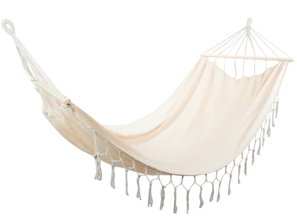 Tuplariippumatto puutangoilla 200x150 cm sis. 2 ripustusnarua