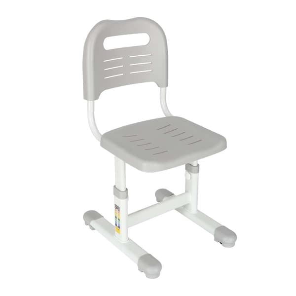 Justerbart børneskrivebord med stol og USB LED-lampe, vipbar bordplade