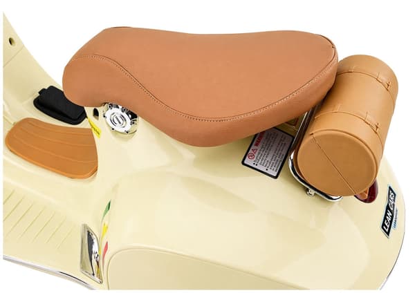 Batteriscooter Vespa XW-03 beige, kompakt elscooter til bykørsel