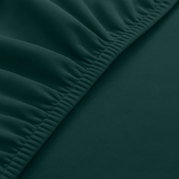 Stoleovertræk 6-pak elastiske polyester/spandex 65x40x35 flaskegrøn