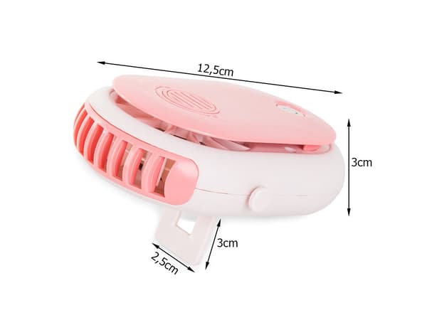 Kaulatuuletin aromaterapialla 3 nopeutta 2000 mAh USB sekoitetut värit