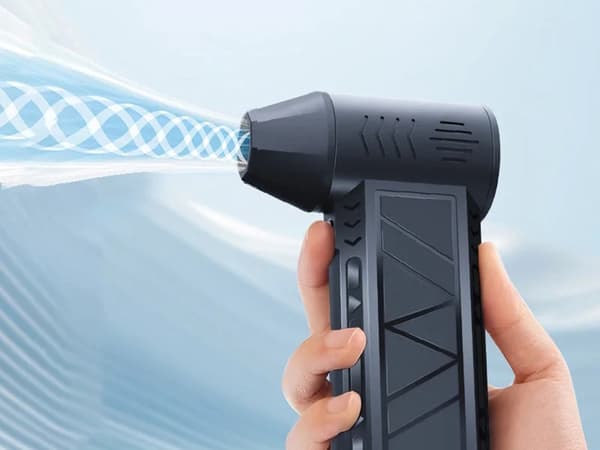 Elektrisk blåsmaskin/dammsugare 2-i-1 5000 mAh USB-C med munstycken