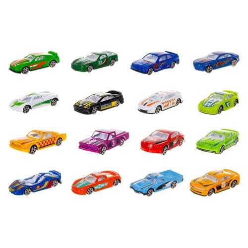 Metalbiler legetøjsbiler 16-pack 1:64 aluminiumlegering