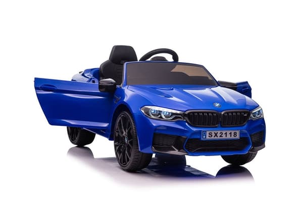 Batteridrevet elbil BMW M5 Drift blå til børn