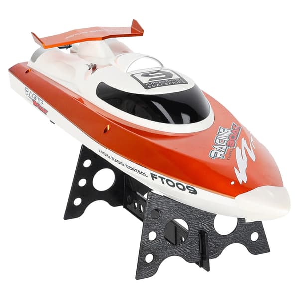 Fjernstyret båd FT009 30 km/h 2.4GHz 150 m rækkevidde orange