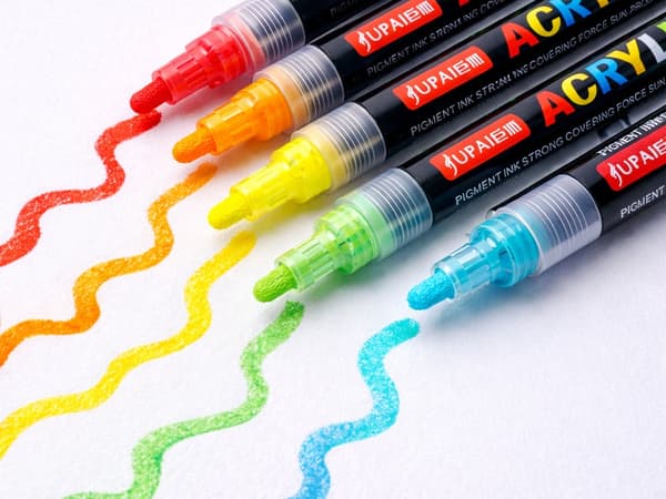 Akrylpennor 24-pack vattenfasta markers 4 mm spets