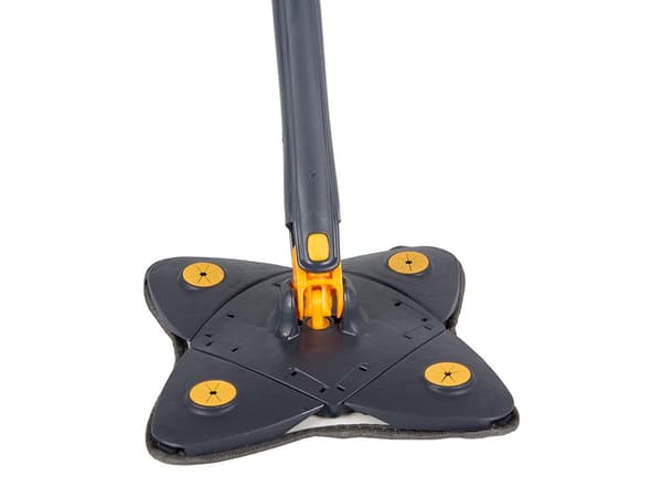 Rotationsmopp med urvridningssystem och roterbart huvud, skaft 140 cm
