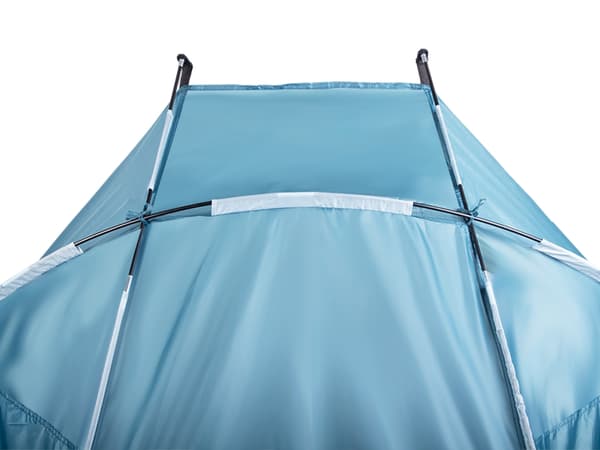 Strandtält UV-skydd snabb uppfällning polyester blå 200x100x110 cm
