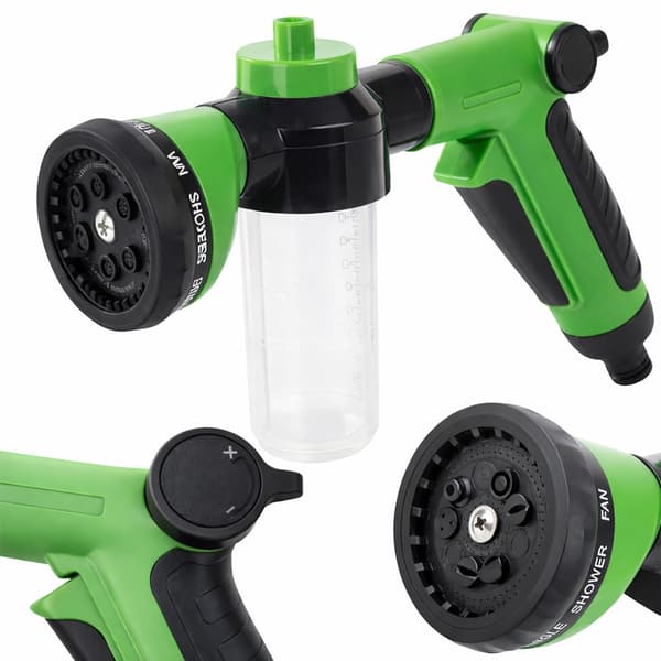 Puutarhasumutuspistooli 9 asetusta integroidulla annostelijalla 100 ml, 3/8 tum