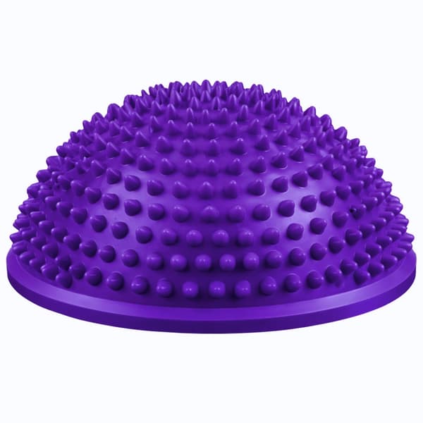 Sensorisk balanshalvboll 16 cm med massagepiggar för rehab och terapi