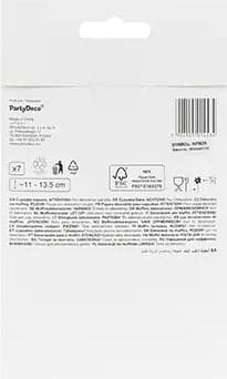 Cupcake-tikut paperia 7-pack 11–13,5 cm valaskoristeet