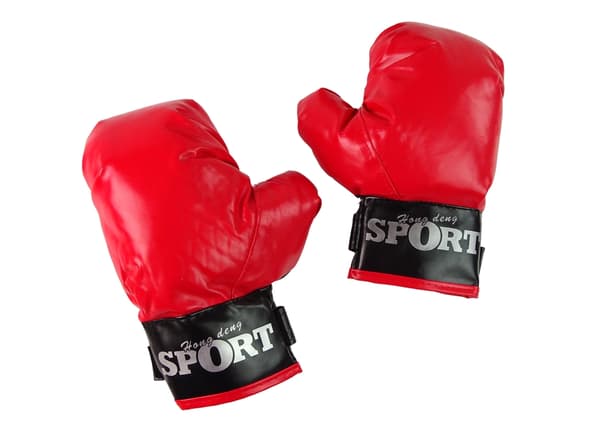 Boxningsset barn 3+ boxningssäck 45 cm + kardborrehandskar