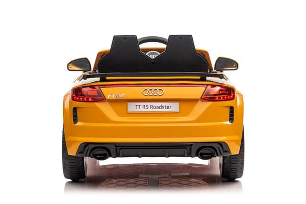 Akkuauto Audi TTRS lapsille keltainen 103 cm