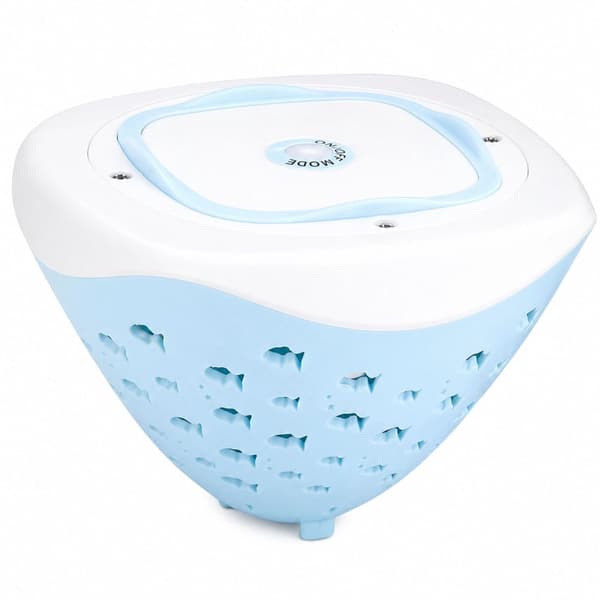 Kelluva LED-vesilamppu IP68 kala-aiheella, 6 tilaa, AAA-paristo