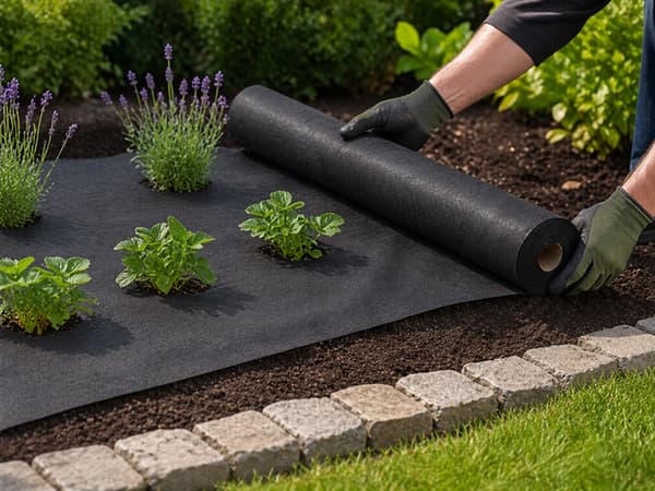 Ukrudtsdug PP 50 g/m² sort 1x20 m (20 m²) rulle