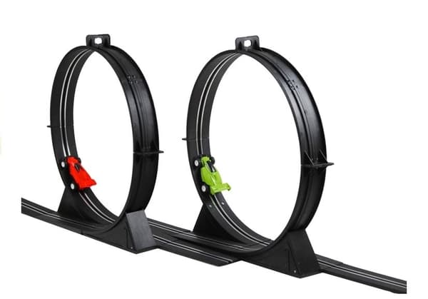 To-sporet racerbane 1157 cm med 2 Formel 1-biler og transformator