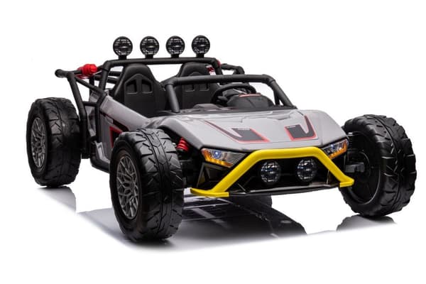 Akkukäyttöinen lastenauto JS3168 harmaa