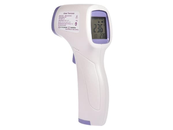 Berøringsfri infrarød febertermometer 1 s LCD hukommelse