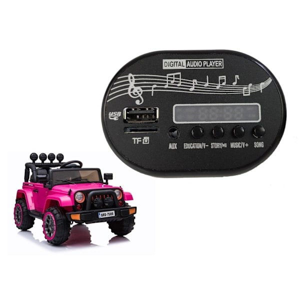 Musikpanel för BRD-7588 ljudsystem