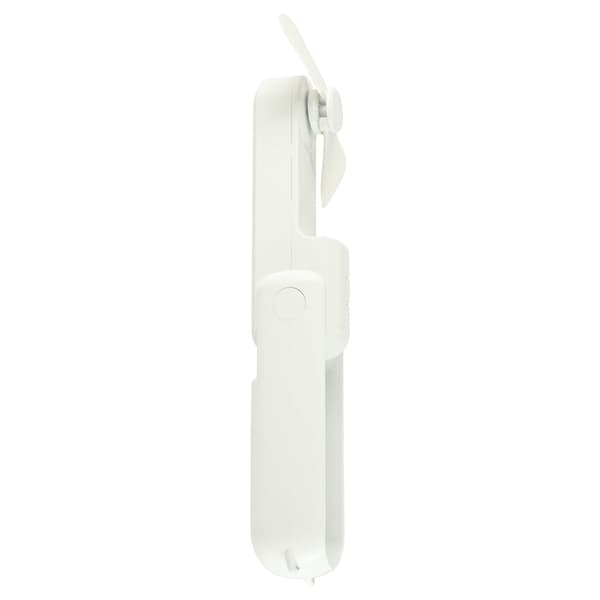 Bærbar mini-ventilator foldbar med powerbank 1200 mAh USB-C White