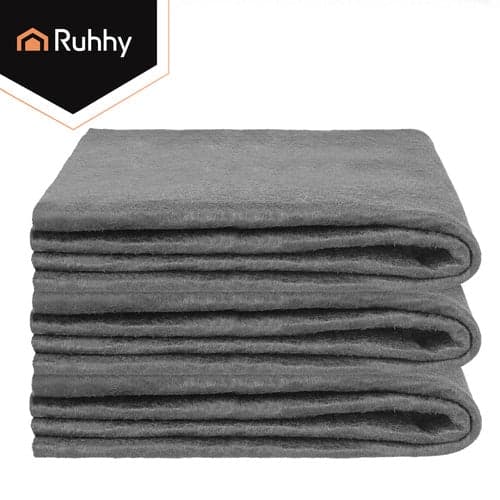 Mikrofiber fönsterduk 40x50 cm 3-pack grå 280 g/m²