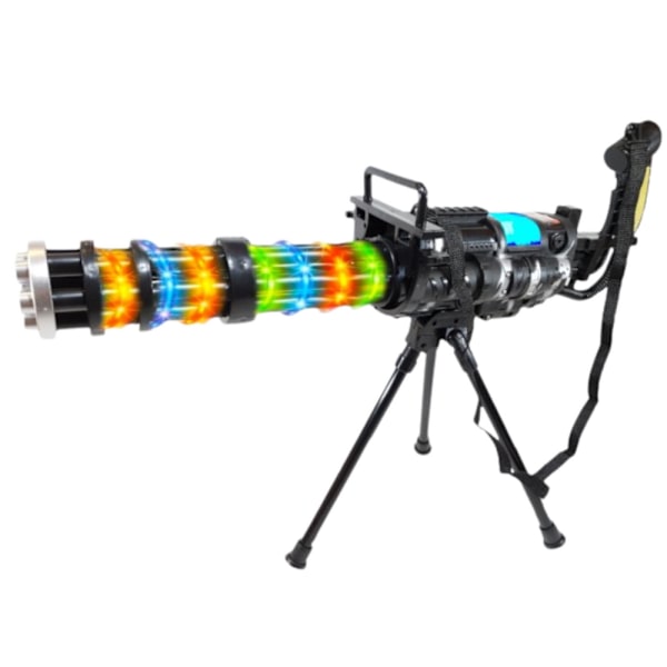 Legetøjs maskingevær med lys, lyd og vibration, 56 cm, 3xAA